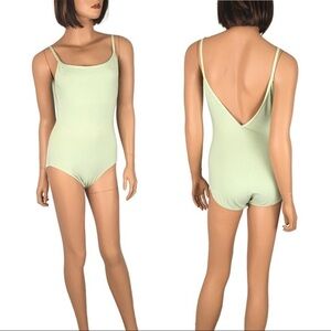 Ladies Mint Green Mirella Leotard Large Camisole Woman’s Dancewear Ballet